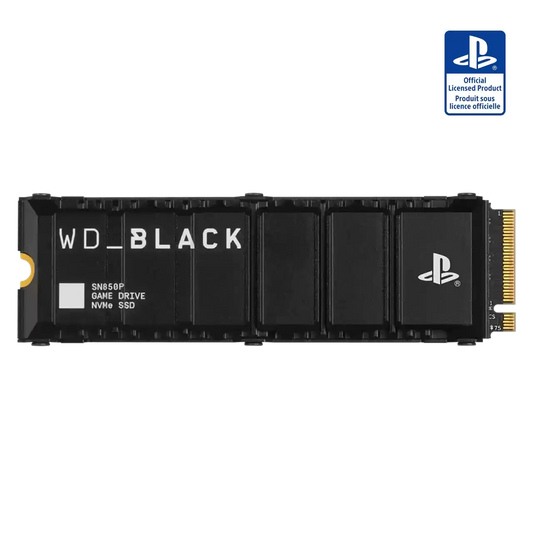 PS5 कंसोल के लिए वेस्टर्न डिजिटल ब्लैक SN850P NVMe SSD