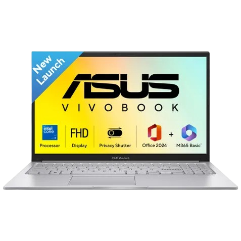 ASUS Vivobook 15 X1504VAP-IN005WS Intel Core 3 100U 8GB DDR5 512GBSSD Intel Graphics 15.6" FHD Windows 11 Office Home