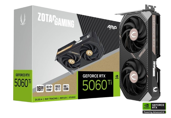 ZOTAC GAMING GeForce RTX 5060 Ti 16GB AMP ZT-B50620F-10M