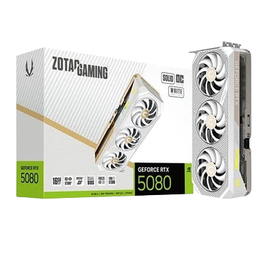 ZOTAC GAMING GeForce RTX 5080 SOLID OC White Edition 16GB -  ZT-B50800Q-10P